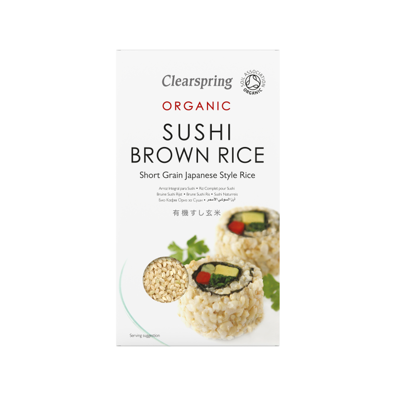 Sushi Reis (Vollkorn), BIO, Clearspring, 500g